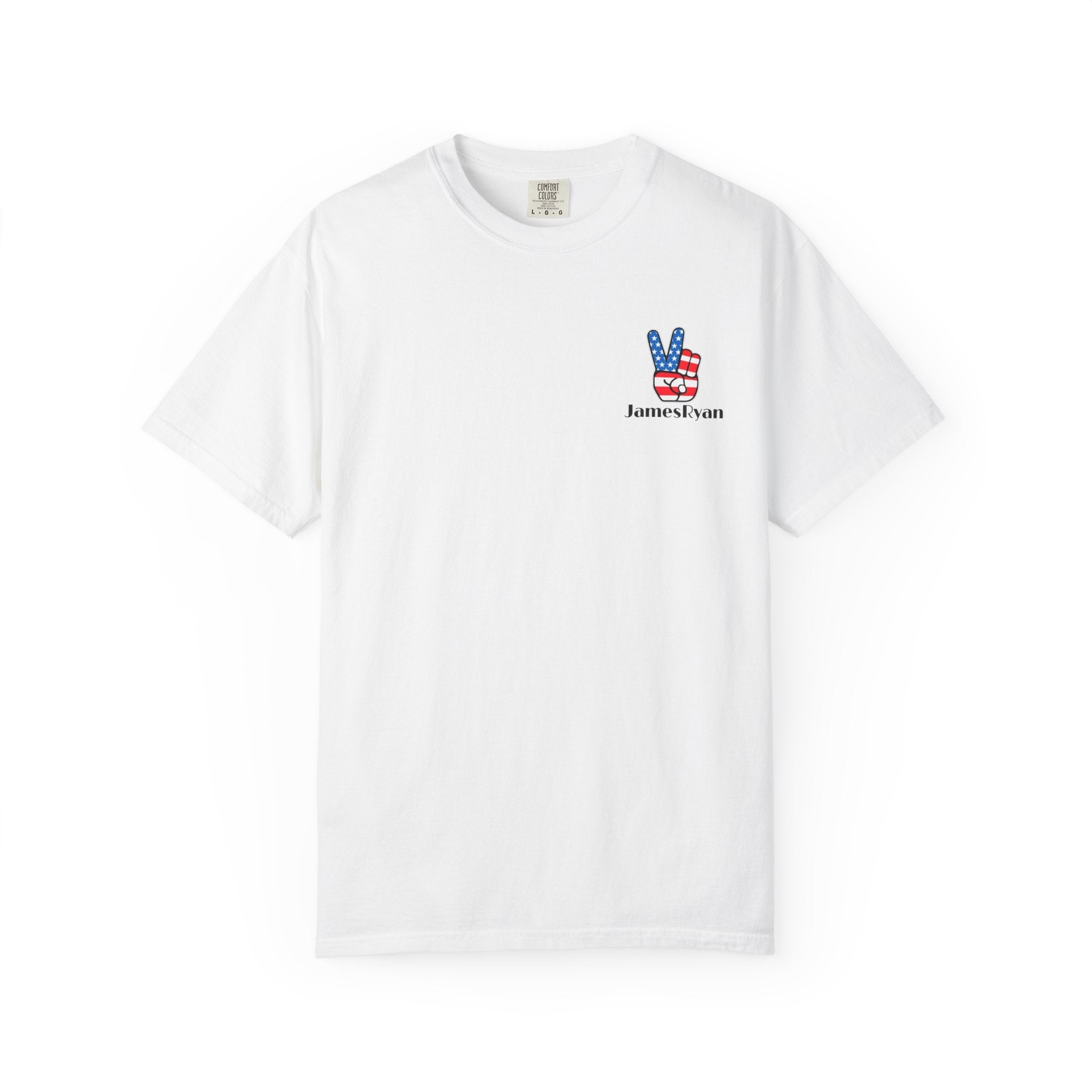 Patriotic 'More Lovers Less Haters' Graphic T-Shirt