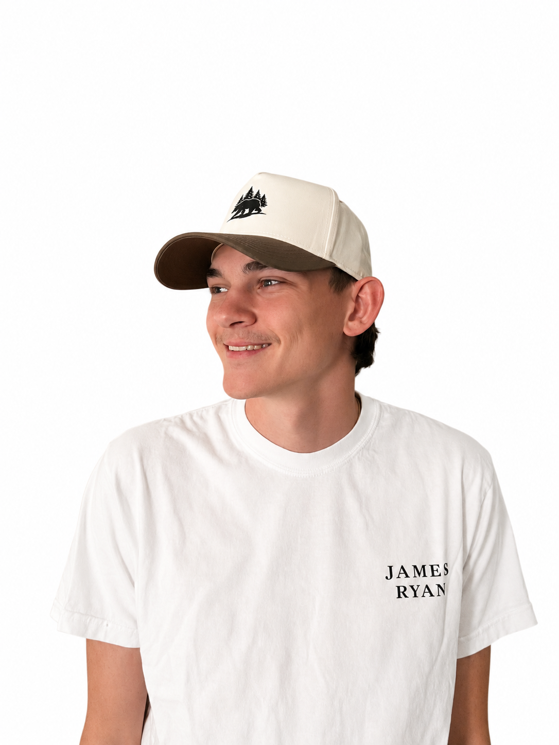 Bear & Pines Two-Tone Cap — Outdoor Truckers Hat